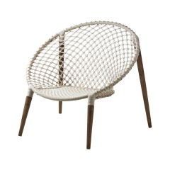 MACRAME OFFWHITE CHAIR    - CHAIRS, STOOLS